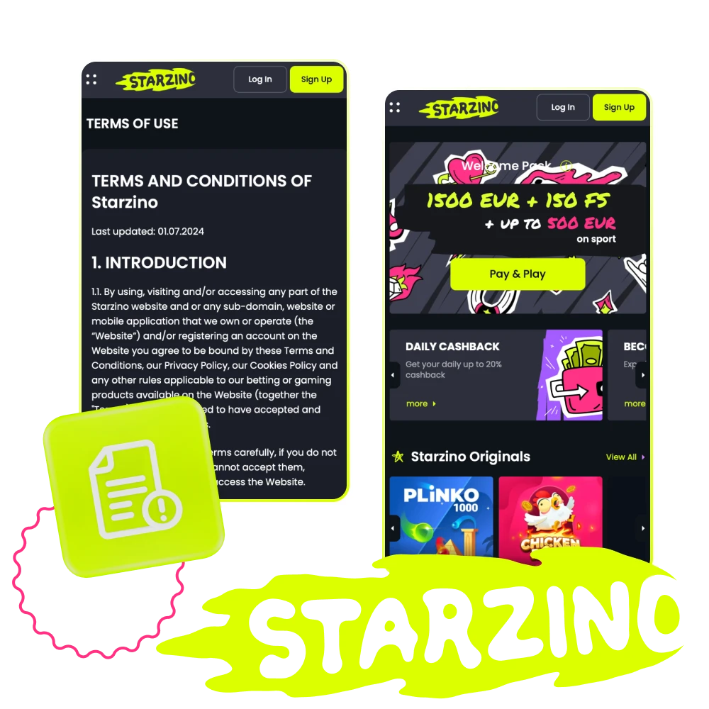 Voordat spelers bij Starzino online casino gaan spelen, moeten ze zich vertrouwd maken met de regels.