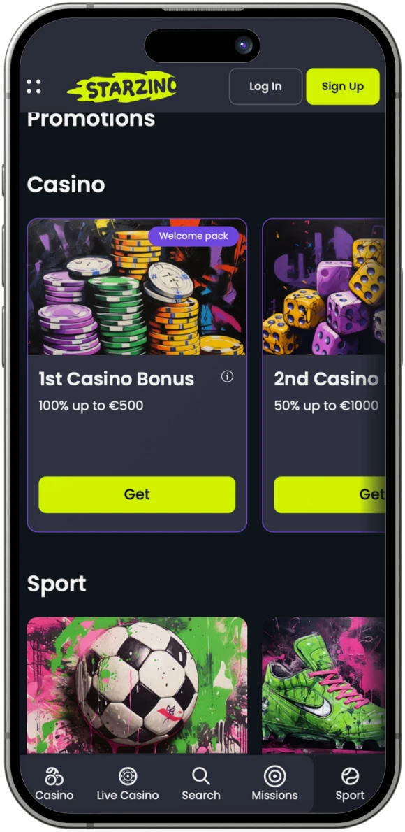 Online casino Starzino biedt spelers een breed scala aan bonussen.